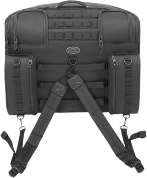 Saddlemen BR4100 Tactical Back Seat Bag Universal Touring Luggage Dres ...