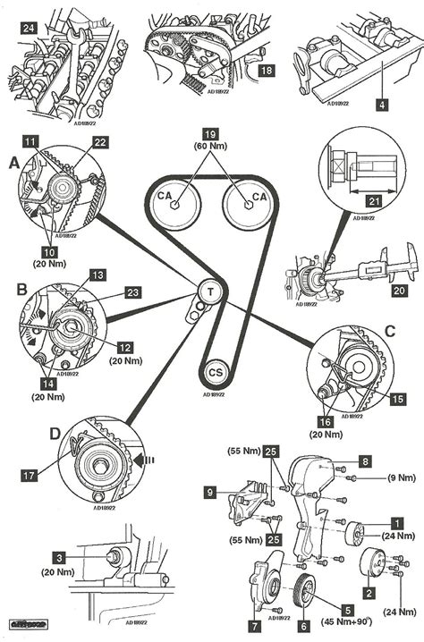 Diagrama De Banda De Motor 5 4 Ford Triton Lobo Ford 5 4 Dia