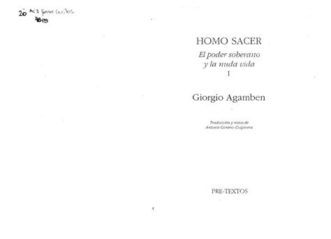 26. Agamben- Homo Sacer