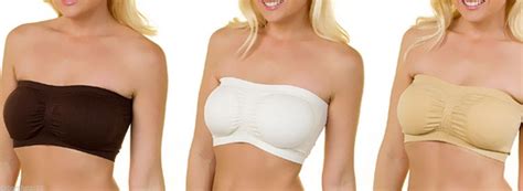 Surefit Seamless Padded Comfort Strapless Stretch Bandeau Summer Bra