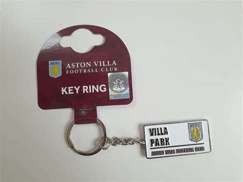 Aston Villa Fc Street Sign Keyring Official Product Keyrings