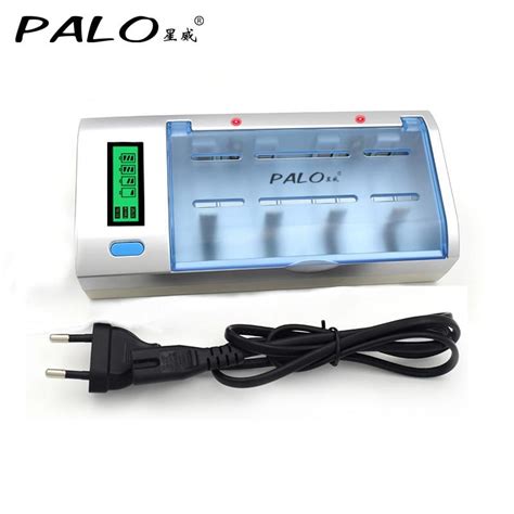 Kj P Palo Slots Multifunctional Battery Charger Lcd Display Support