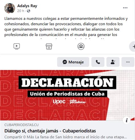 Periodistas Cubanos Apoyan Declaraci N De La Upec Cubaperiodistas