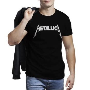 Camisa Camiseta Metallica Banda Rock and Roll Heavy Metal 100 Algodão