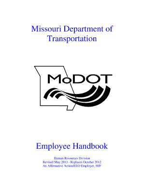 Fillable Online Modot Employee Services Missouri Department Of