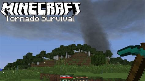 Minecraft Tornado Survival Localized Weather Mod S5E2 Brief F0 YouTube