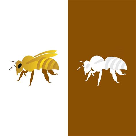 abeja logo vector icono ilustración 7868393 Vector en Vecteezy