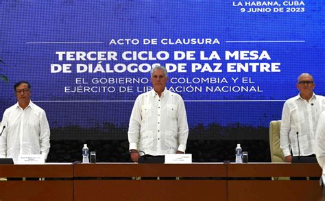 El Gobierno Colombiano Y El Eln Acuerdan Cese Del Fuego Nacional Y