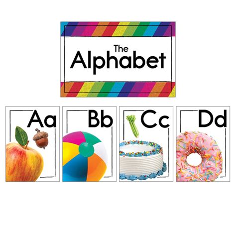 Photographic Alphabet Bulletin Board Set Cd 110517