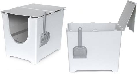 The Flip Cat Litter Box Front Entry With A Seamless Liquid Tight Base