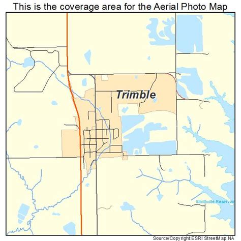 Aerial Photography Map of Trimble, MO Missouri