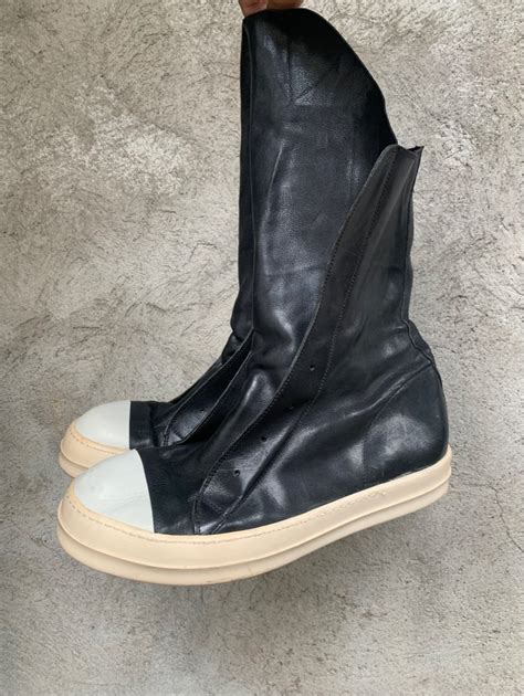 Rick Owens Mainline Laceless Ramones Mens Fashion Footwear Sneakers