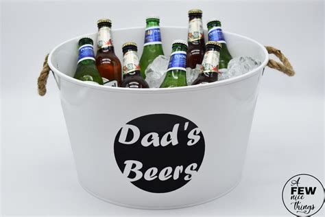 Personalised Beer Bucket Beer Tub Beer Cooler Beer Storage Drinks Crate