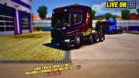 Live On Jogando Euro Truck Simulator Youtube