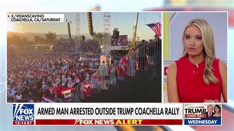 Armed Man Arrested Outside Trumps Coachella Rally As Doj Issues