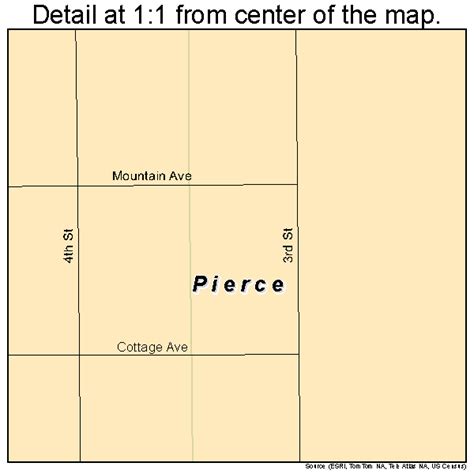 Pierce Colorado Street Map 0859005