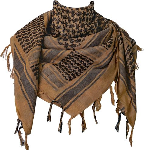 Sciarpa Tattica Militare Del Deserto Shemagh Cotone Keffiyeh