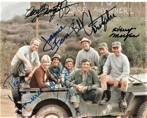 Mash Tv Show Cast 8x10 Photo Picture Autograph Reprint Ready To Be