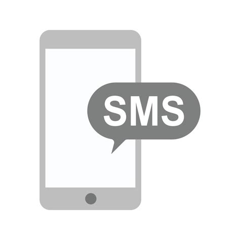 SMS Notification Flat Greyscale Icon 15673998 Vector Art At Vecteezy