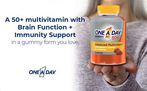 One A Day Women 50 Plus Multivitamin Gummies Advanced Multivitamin