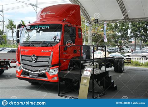 Foton Auman Est M Bare Chassis Truck At Foton Big Show In Pasay