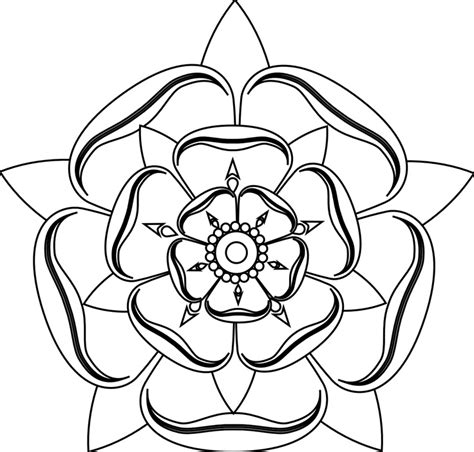 Rose Line Art Cliparts Co