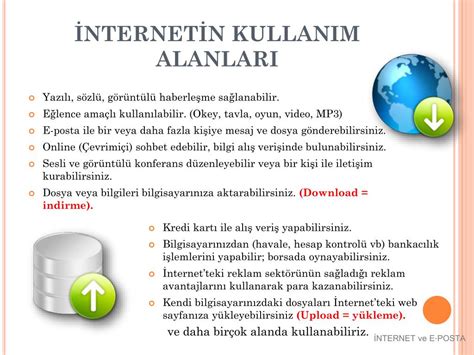 PPT İNTERNET ve E POSTA PowerPoint Presentation free download ID