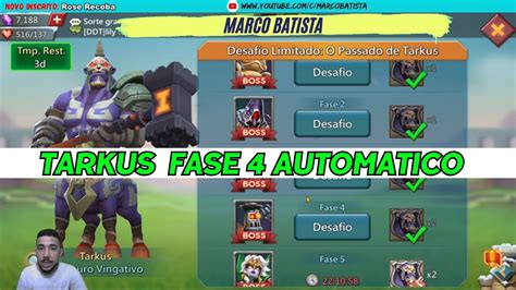 Desafio Limitado Centauro Fase Automatico Lords Mobile Youtube