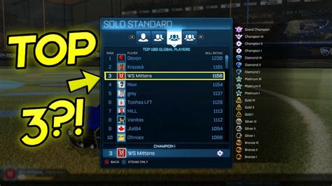 I WAS TOP 3 RANK IN ROCKET LEAGUE Road To Grand Champ 1v1 Season 2