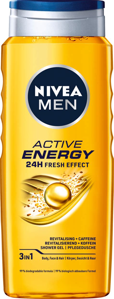 Nivea Men Active Energy żel Pod Prysznic Dla Mężczyzn 3w1 500 Ml Drogeria Rossmann Pl