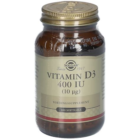 Solgar Vitamin D 3 10 Mcg400 Iu 100 Pcs Shop Apothekech