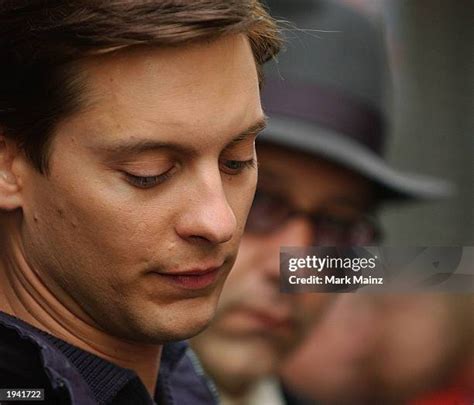 Tobey Maguire Films The Amazing Spider Man In Ny Fotografías E Imágenes