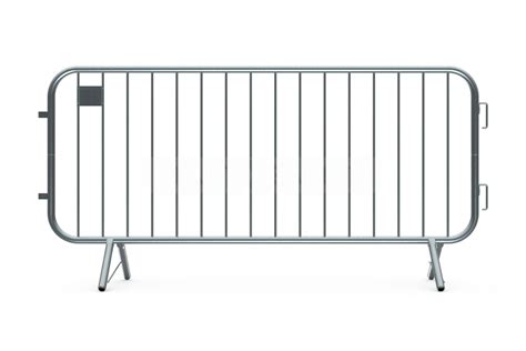 Metal Crowd Barriers Fixed Leg Steel Barricades Galvanized