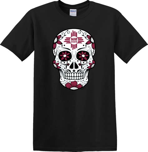 Aggies Sugar Skull Black T Shirt Nmsu Aggies