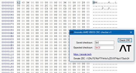 Checking Bios Checksum Calculation And Replacement Bios Modding