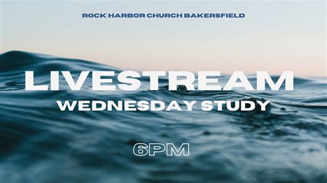 Livestream Wednesday Adult Bible Study Youtube