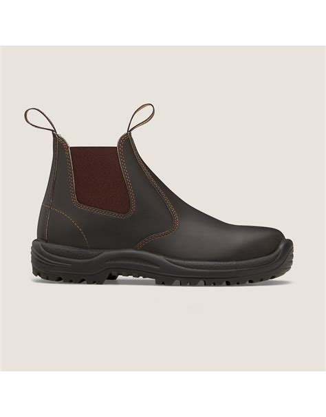 Work Series Pull On Chelsea Boot Stout Brown Bend Shoe Co