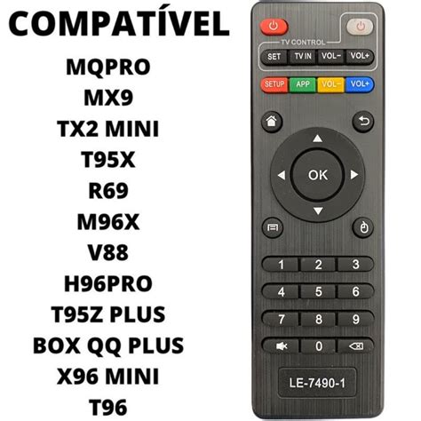 Controle Remoto Tv Box Mxq Mx Mx Mxq G Mxs Mxq Pro Pro Universal