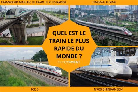 Quel Est Le Train Le Plus Rapide Du Monde Les Trains Les Plus