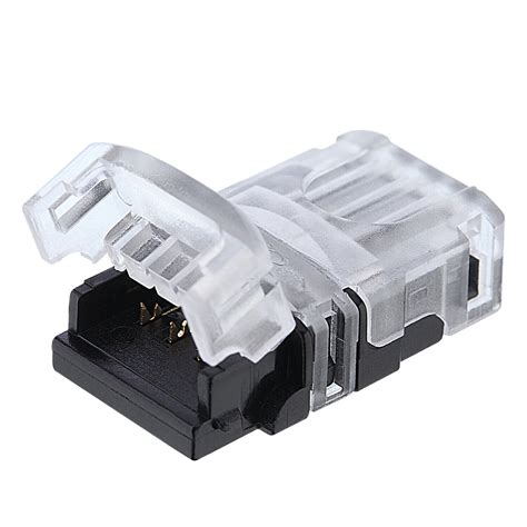 4 Pin RGB Hippo Connector Adapter Corner L T X Clip LED Strip Part For