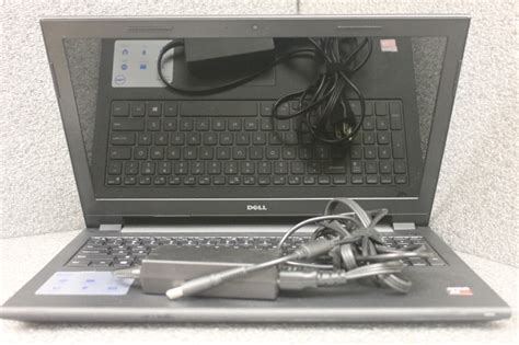 Dell Inspiron 15 3000 Series Amd Laptop P40f 500gb 4gb Win 81 Good