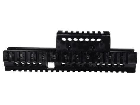 Midwest Industries 2 Piece Extended Handguard Quad Rail Ak 47 Ak 74 Aluminum For Sale