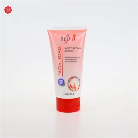 Jual Red A Moisturizing Action Facial Foam 80 Gram Shopee Indonesia