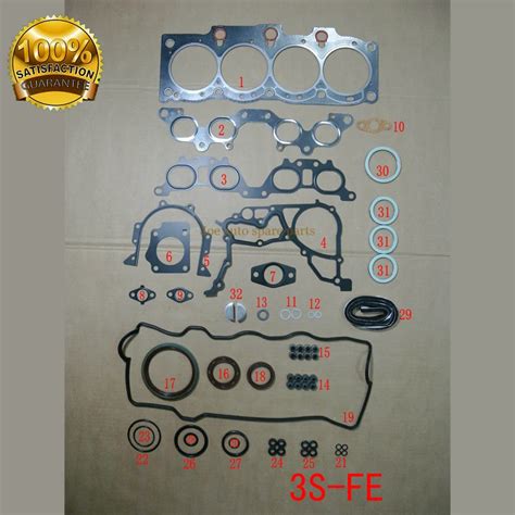 3S 3SFE Engine Full Gasket Set Kit For TOYOTA CAMRY CARINA 2 0 1998CC