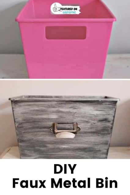 Plastic Storage Bin Makeover Ideas ⋆ Listotic