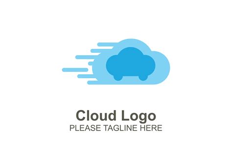 Cloud Logo Graphic by merahcasper · Creative Fabrica