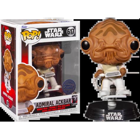 Funko Pop Admiral Ackbar Exclusivo Star Wars Return Of The Jedi 617