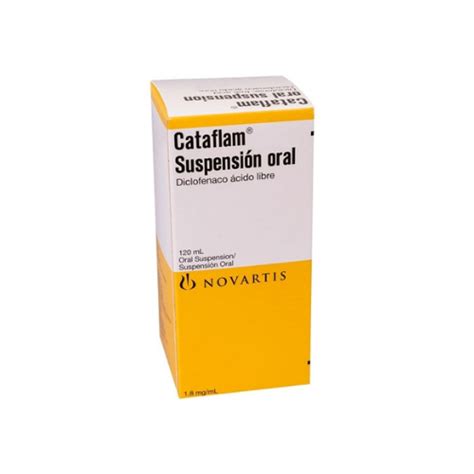 Cataflam Mg Ml Ml Suspension Distribuidor De Sandoz Cohen