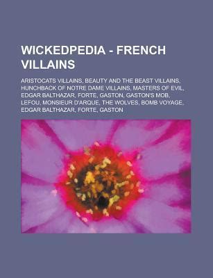 Wickedpedia French Villains Aristocats Villains Beauty And The