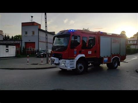 Wyjazd alarmowy Volvo fl280 GBA z OSP Iłża YouTube